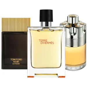 PACK 3 PERFUMES: TERRE DHERMÈS, AZZARO WANTED, TOM FORD NOIR EXTREME 100ML